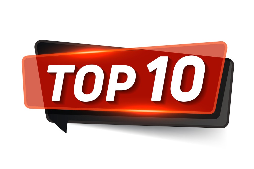 diseno con la leyenda top 10